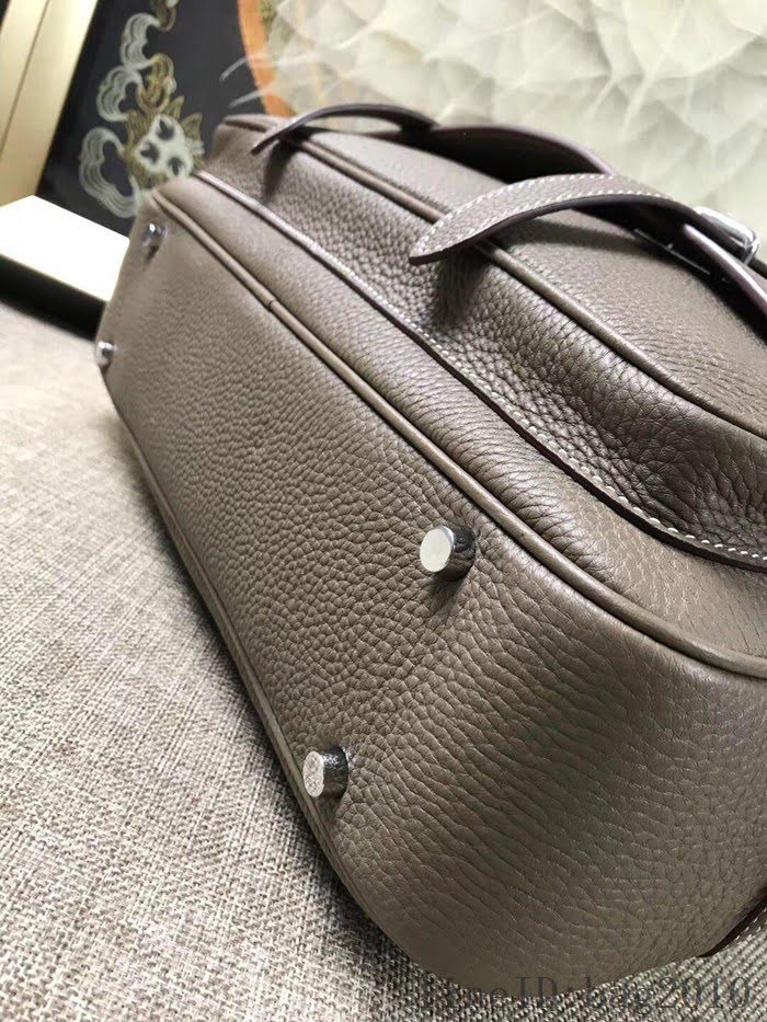 愛馬仕HERMES H家 郵差包 男女插袋款 超大容量 進口原廠皮 大象灰 可手提斜挎 出差必備單品  tdher1361